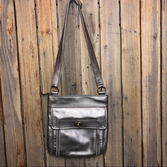 Fossil Handbags - Fossil Gold Shoulder Bag